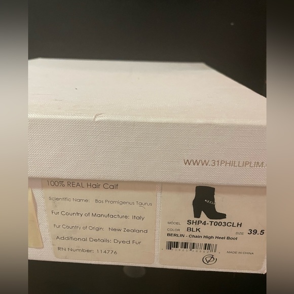 Phillip Lim Chain High Heel Boot size 9.5 - Picture 7 of 7